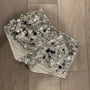 Sequin shorts